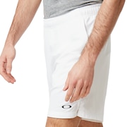 Enhance Slant Double Cloth Shorts 7Inch - White