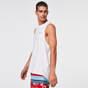 Interstellar Great Wave Tank Top - White