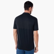Engineered Short Sleeve Polo Bomber Collar - Blackout
