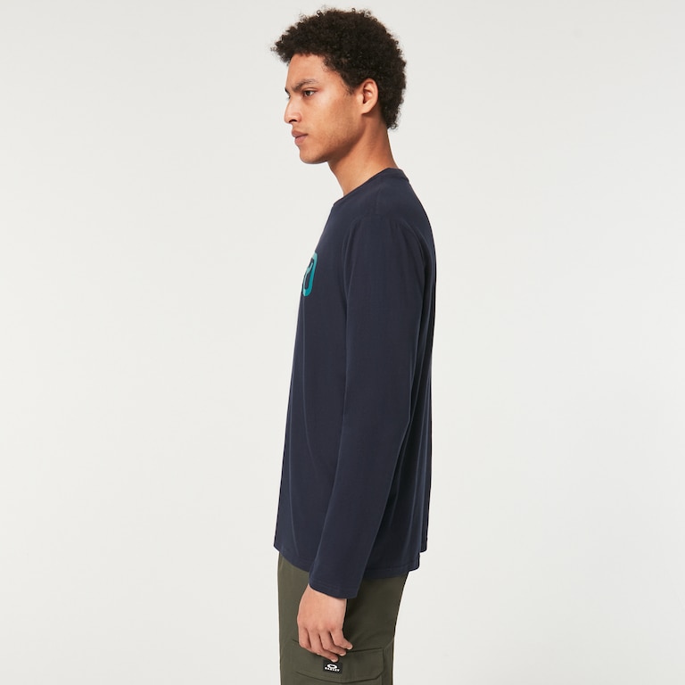 Locked In B1B Ls Tee - Fathom
