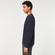Locked In B1B Ls Tee - Fathom