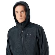Enhance Emboss Wind Jacket 8.7 - Blackout
