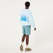 B1B Repeated Crewneck Sweatshirt - Frost