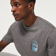Gradient Mountain B1B Tee - New Athletic Grey