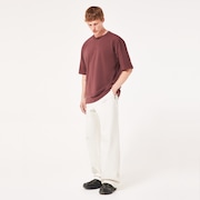 Dual French Terry Tee - Grenache