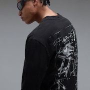 Animatronic Frog LS Tee - Pitch Black