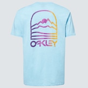 Gradient Mountain B1B Tee - Bright Blue