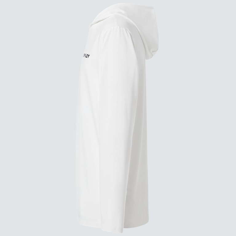 Rainbow Rc Hooded Rushguard - White