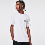 Space Polygon Tee - White