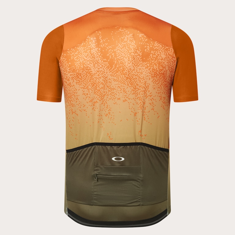 Endurance Dazzle Camo Jersey - Orange/Green Pixel Pt