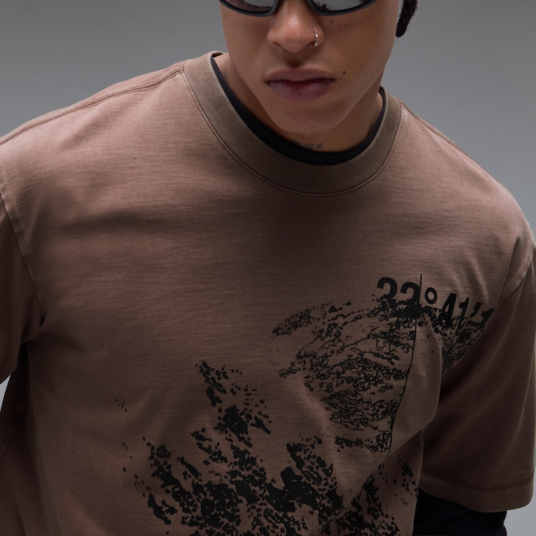 Origin Map Tee - Dark Umber