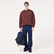 Mtl Ringed B1B Crew Sweatshirt - Grenache