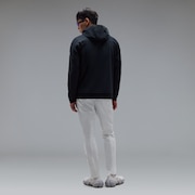 Skull O-Blades Hoodie Jacket - Pitch Black