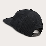 Ellipse Corduroy Hat - Blackout