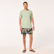 Grip Camo Rc 18" Beachshort - Green Stripe/Grip Camo