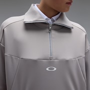 Elevate Synchronism H/Z Pullover - Smoked Pearl