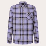 Podium Plaid Ls Flannel - New Lilac/Black Check