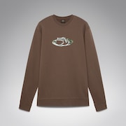 Animatronic Frog Crewneck - Dark Umber
