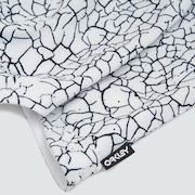 Printed Neck Gaiter - White Crackle Print