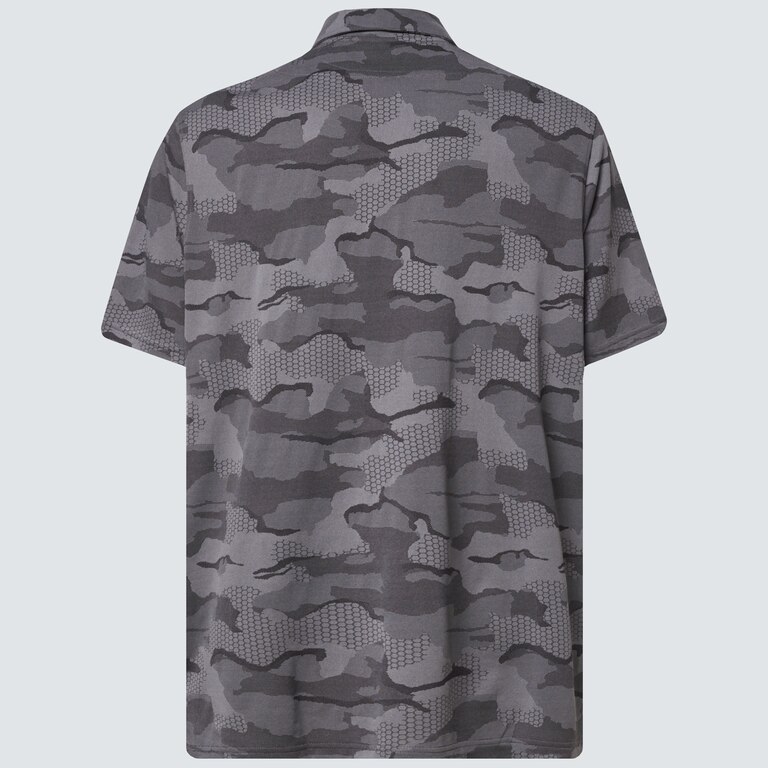 Oakley Jaquard Camo Polo - Blackout