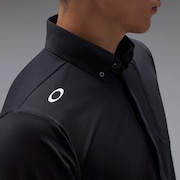 Skull Lasting Cool Ls Shirt - Pitch Black
