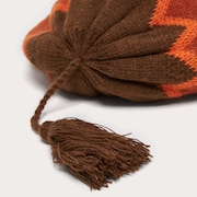 Tc Nordic Tassle Beanie - Orange Norway Pattern