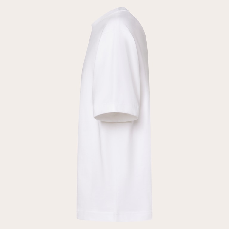 Mtn Ridge Embroidered Tee - White
