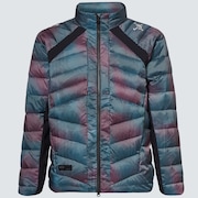 Skull Exalt Down Jacket - Black Print