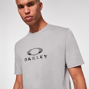 Striped Bark Tee - Stone Gray