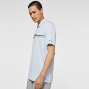Oakley Hexsplit Stripe RC Polo - Light Blue Breeze