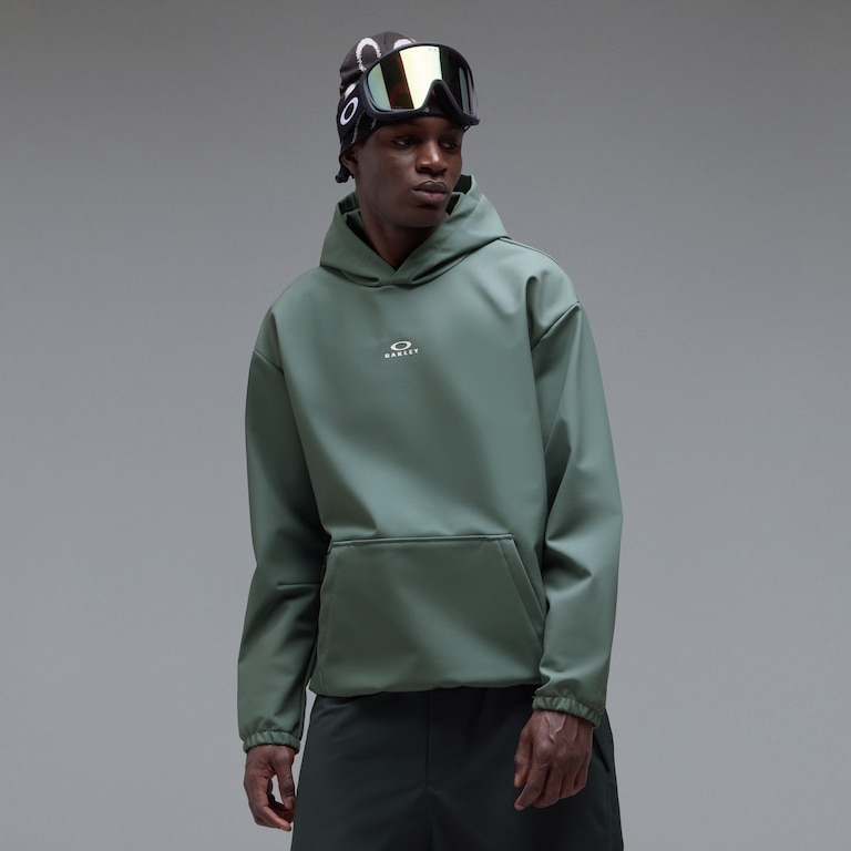 Wintertide Scratched Hoodie - Aviator Green