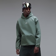 Wintertide Scratched Hoodie - Aviator Green