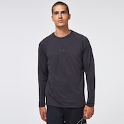 Foundational Heathered LS - Dark Gray Heather