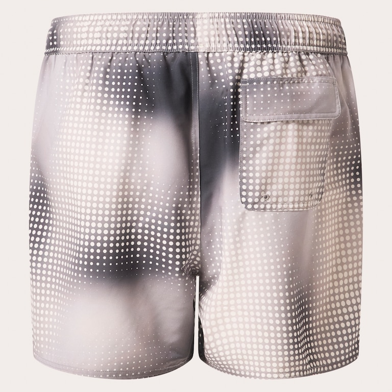 Sand Pixel Rc 16" Beachshort - Organic Spots Gray