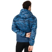 Enhance Insulation Quilting Jacket 8.7 - Blue Storm Print