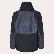 OAKLEY STRIKING WIND WARM JKT XL 新品 Oakley Enhance Wind Warm Graphic Jacket 13.7 in Black Print