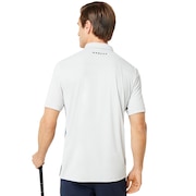 Infinity Line Golf Polo Short Sleeve - Light Gray
