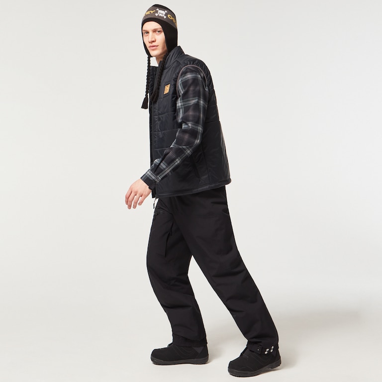Tc Skull Puffy Vest - Blackout