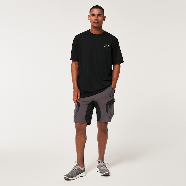 Enhance Mesh Rc SS Tee - Blackout