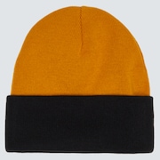 Tc Stretch Logo Beanie - Blackout/Amber Yellow