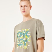 B1B Coral Tee - Boulder Green