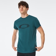Blurred Static Icon Tee - Bayberry