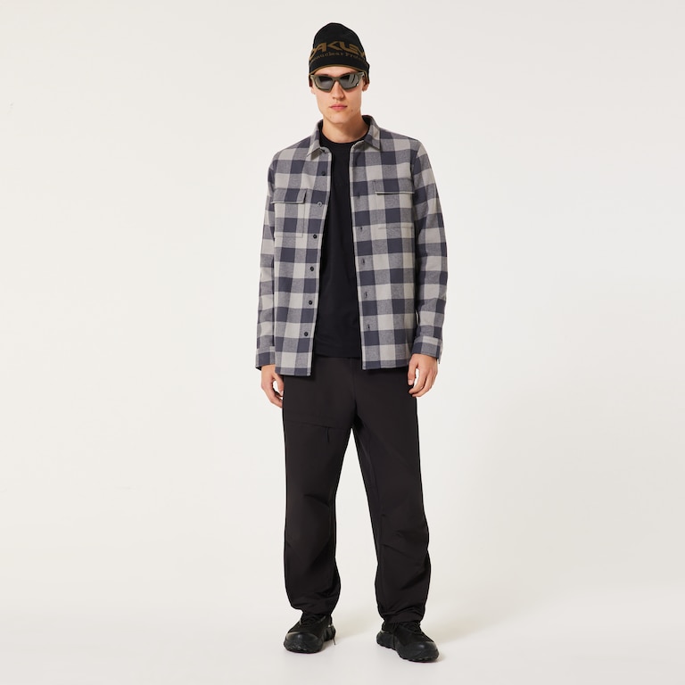 Bear Cozy Flannel - Graphite/Cement