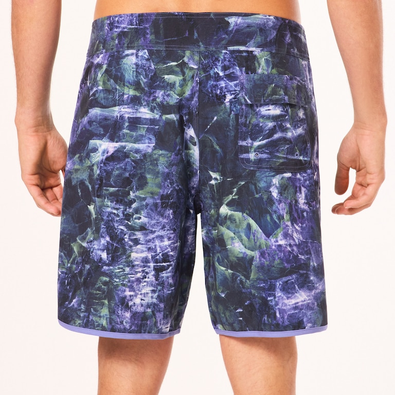 Session Rc 19" Boardshort - Rocks Print Black