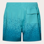 Sand Pixel Rc 16" Beachshort - Monogram Gradient Blue