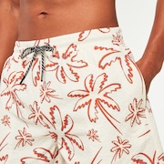 Deco Palms Rc Beachshort - Three Lines Palms Arctic