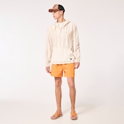 Dawny 1/4 Zip Hoodie - Humus Zig-Zag Print