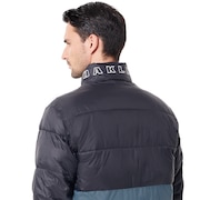 Puffer Block Color Utility Jacket - Blackout