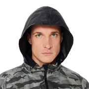 Enhance Graphic Wind Warm Jacket 8.7 - Green Print