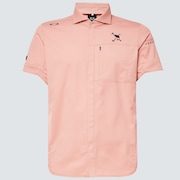 Skull Diverse Wv Shirt - Coral Marle